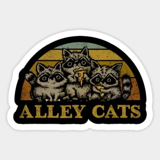 Alley Cats Sticker